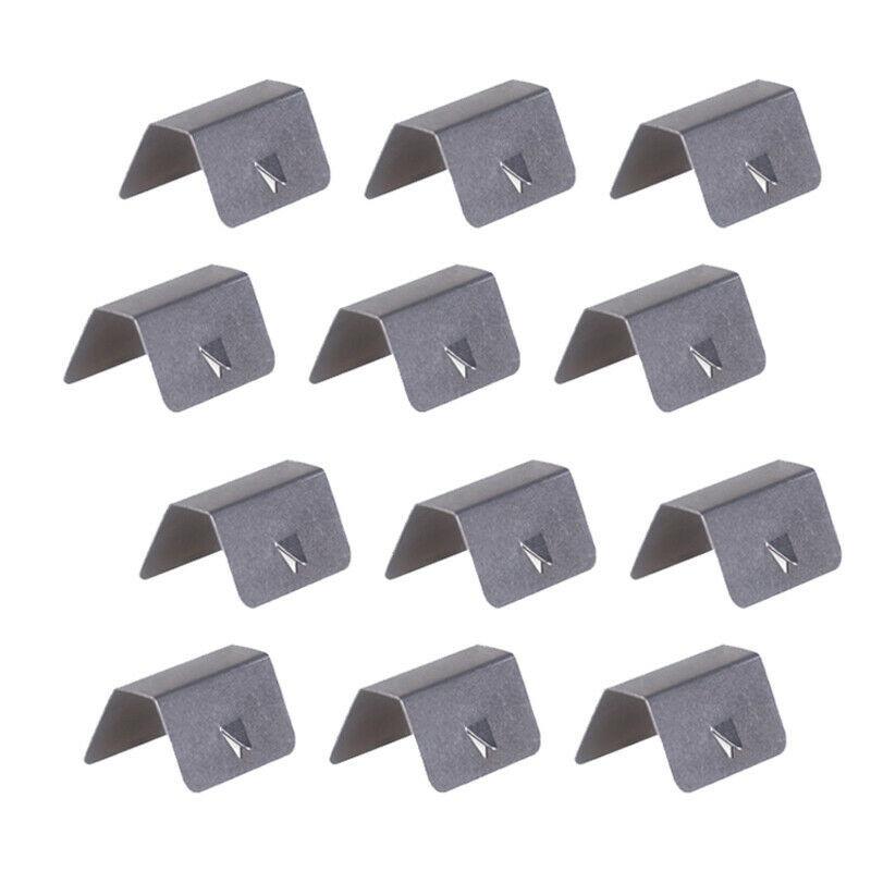 12 Pcs Channel Rain Wind Deflector CLIPS Fit For HEKO SNED G3 Stainless Steel