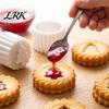 Holiday Baking Tool Double-Sided Mooncake Press Mold, 2-in-1 Plastic Pastry Stamp, Christmas Gadgets for Pastries Tree Design Decorative Homemade