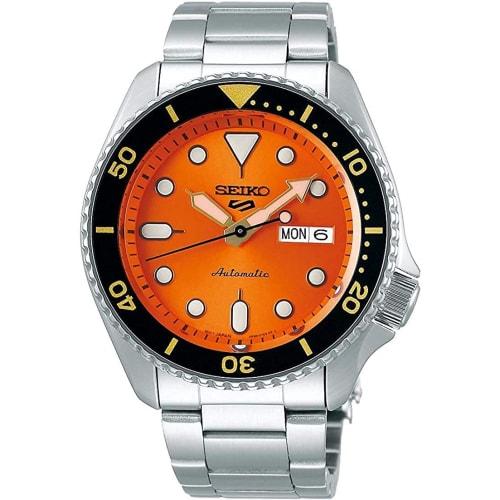 

Seiko 5 SPORTS SKX Sports Style Automatic Mechanical Watch, Limited Edition, Men s, Seiko Five Sports, SRPD59, Orange