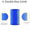4pcs/set Professional 4pcs/set Pet Flea Comb Inline Comb Dense Teeth Float Hair Remover Durable Pet Massage Comb Daily Care