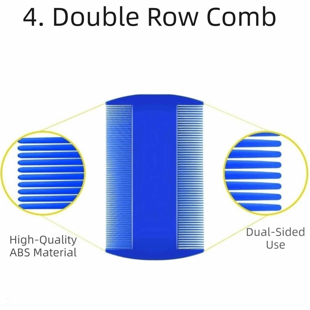 4pcs/set Professional 4pcs/set Pet Flea Comb Inline Comb Dense Teeth Float Hair Remover Durable Pet Massage Comb Daily Care