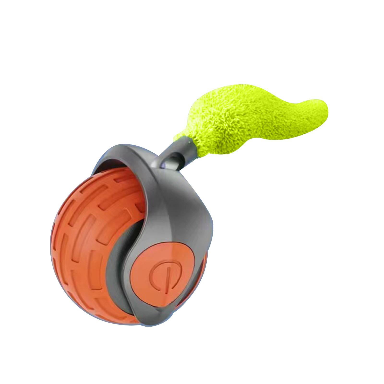 

Мяч для игрушек для кошек и собак, мяч для саморазвлечения и избавления от скуки, игрушка для преследований кошек, устойчивая к жеванию One Size оранжевый