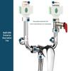 4-Minute Water Heater Seal: Silicone and Rubber Gaskets for Shower, 6-Point Inlet Pipe, 1-Inch Water Meter