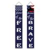 4th of July Patriotic Door Banners Outdoor Patriotic American Flag Hanging Porch