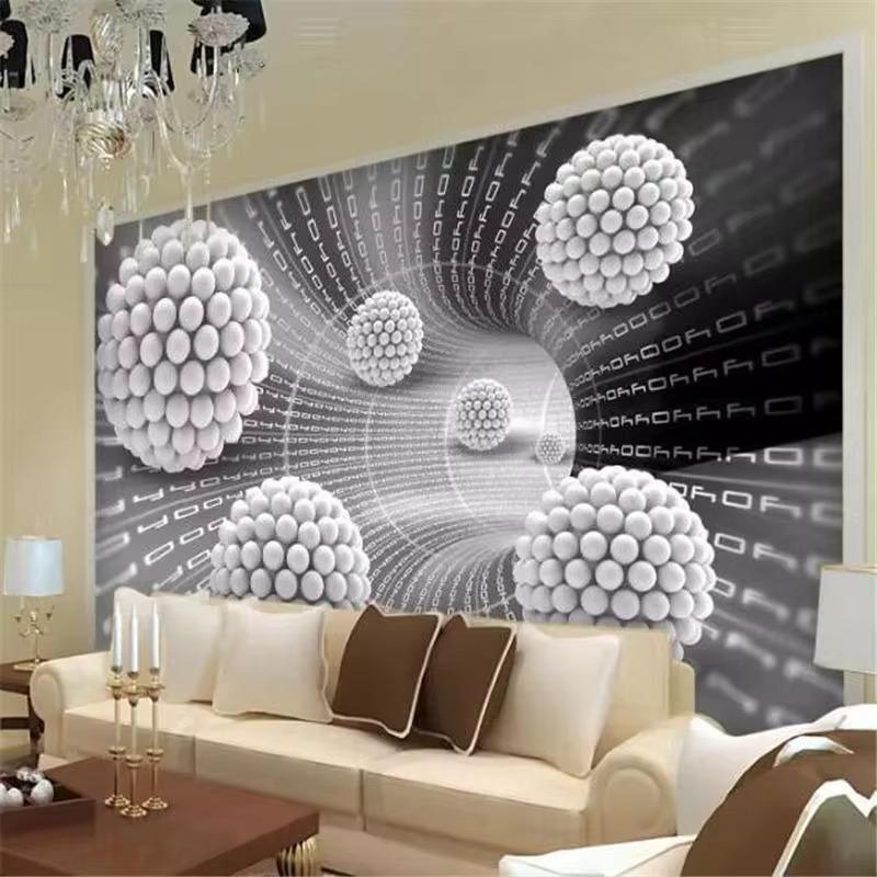 Wallpaper 3d Photo Murals Building Space Modern Background Wall Papers Home Decor 3d Wallpaper