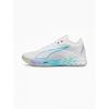 Puma Accelerate Nitro SQD 5 Handball Shoes White/Blue/Purple