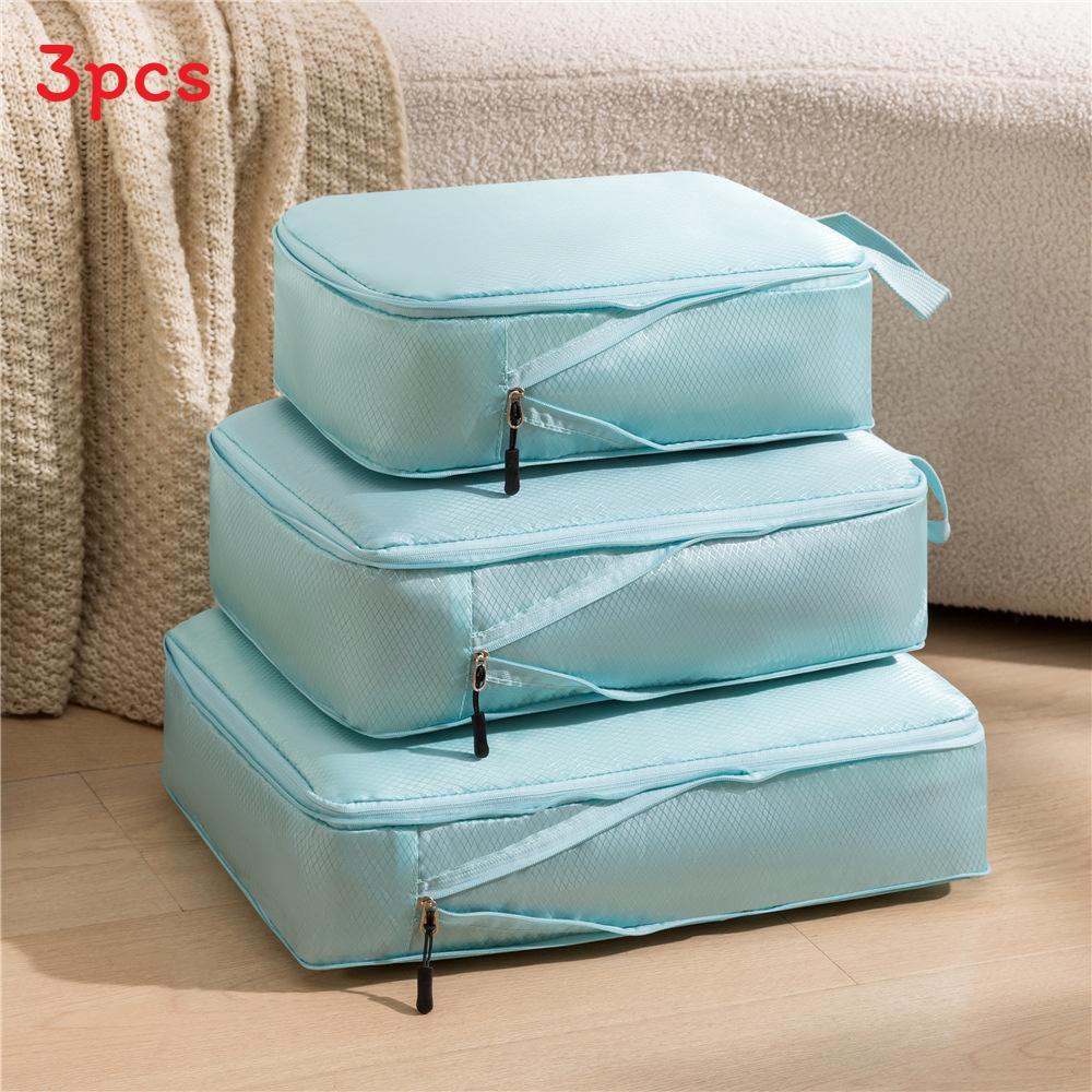 Travel Storage Set With Compression Bags For Clothes And Shoes For Efficient Packing