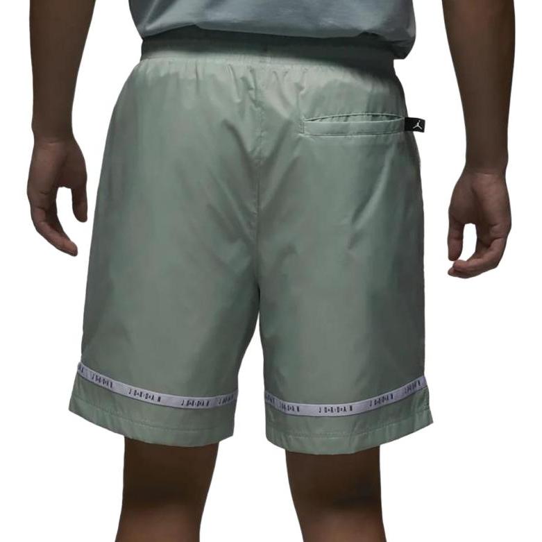 Jordan Breathable Mid-Waist Athletic Shorts Men Bottoms Gray Green DX9692-321