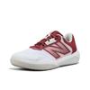 New Balance NB 696 V6 Abrasion Resistant Breathable Low top Tennis Shoes Women's White Red Sneakers WCH696M6