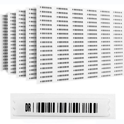 108Pcs Portable 58khz AM Security Barcode Tags Soft Labels Acoustic Magnetic Sticker AM Alarm System