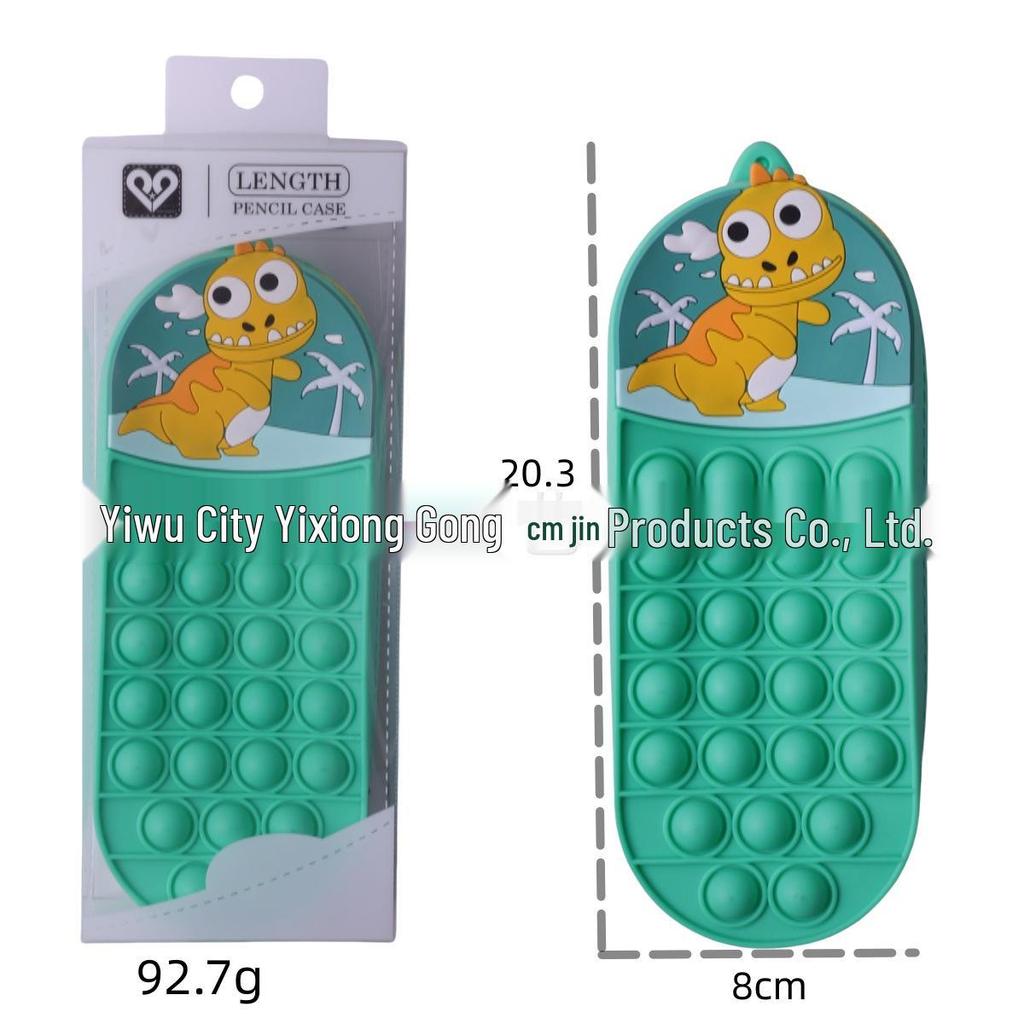 Creative Large Capacity Waterproof Silicone Pencil Case and Stationery Organizer