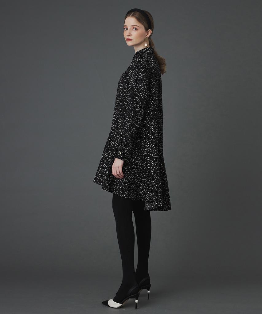 Pelimela Ren Shirt Dress (Black)