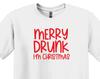 Funny 'Merry Drunk I'm Christmas' Shirt, Christmas Dinner Tee