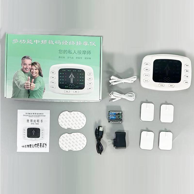 Masážní přístroj střední frekvence Meridian Akupunkturní bod Fyzioterapeutický přístroj Zásuvný Bateriový Duální účel Pulzní Elektroterapeutický přístroj