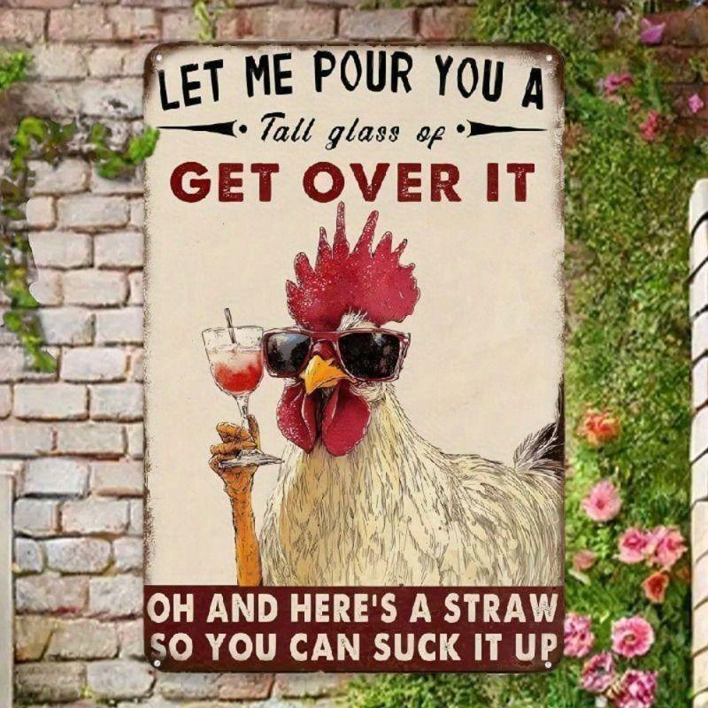 Vintage Metal Tin Wall Poster Sign 20x30cm