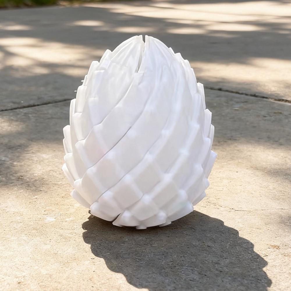3D Baskı Ejderha Yumurtası Stres Giderici Model, Deforme Olabilen Bükülebilir Yumurta, Yaratıcı Stres Giderici Gadget Masa Süsü