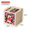 Cartoon Clothes Storage Box Foldable Multipurpose Organizer For Baby And Bedroom Use