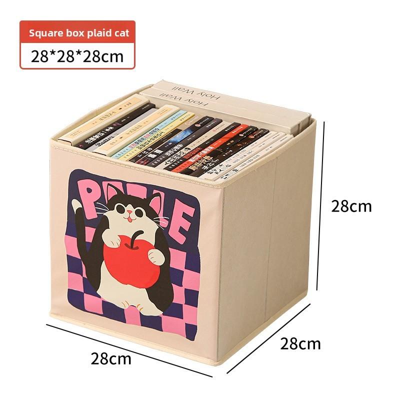 Cartoon Clothes Storage Box Foldable Multipurpose Organizer For Baby And Bedroom Use