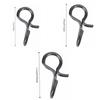 300PCS Multi-Purpose Fly Fishing Snap Stainless Steel Lure Snap Durable Fishing Snap  Trout Fishing