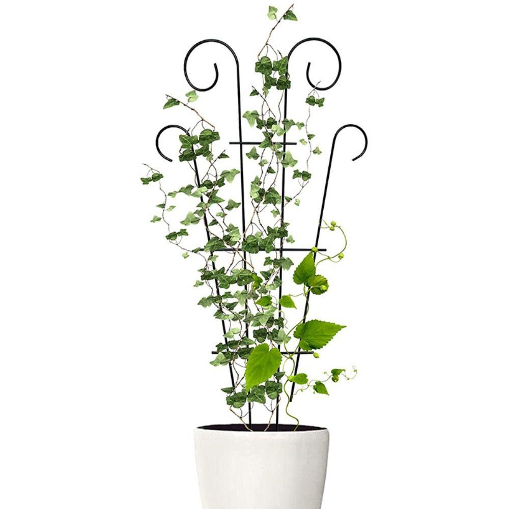 Metal Plant Support Stake Stand Plant Climbing Frame Flower Support Plant Pot Fixed Stake Climber Pole Indoor Garden Accesorries