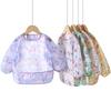 Yunguui Long Sleeve Baby Bib, Lightweight Waterproof Sleeved Bib Smock for Baby Toddler 3-30 Months