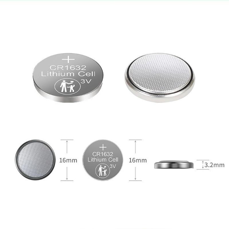 6Pcs Original CR1632 CR1632 Button Batteries Cell Coin Lithium Battery For Watch Electronic Toy