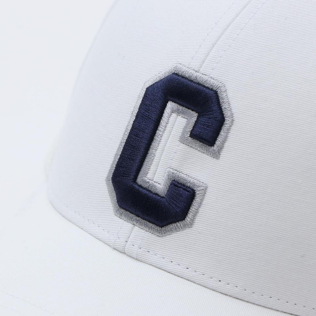 Champion Hat, Graphic Print, Men's Cap, Accessories Golf, C3-AG705C, White