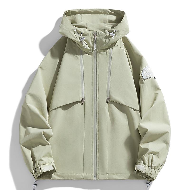 

Новая куртка и пальто Мужская осенняя трендовая мужская ветрозащитная и водонепроницаемая куртка S