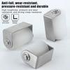 1Pcs 201 Stainless Steel Mobile Door Pulley Solid Ball Bearing Nylon Positioning Roller Rust Proof Wear Resistant