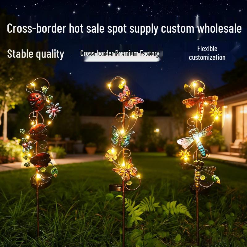 Solar Iron Animal Garden Ornaments