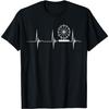 Ferris Wheel Heartbeat Amusement Park EKG Pulseline T-Shirt T-Shirt