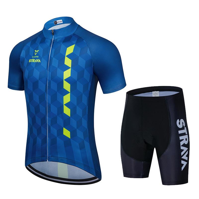 Short Sleeve Suit Road Bike Shorts Tight Cycling Suit Breathable Sweat Wicking 2026 Summer Breathable Cycling Suit Set