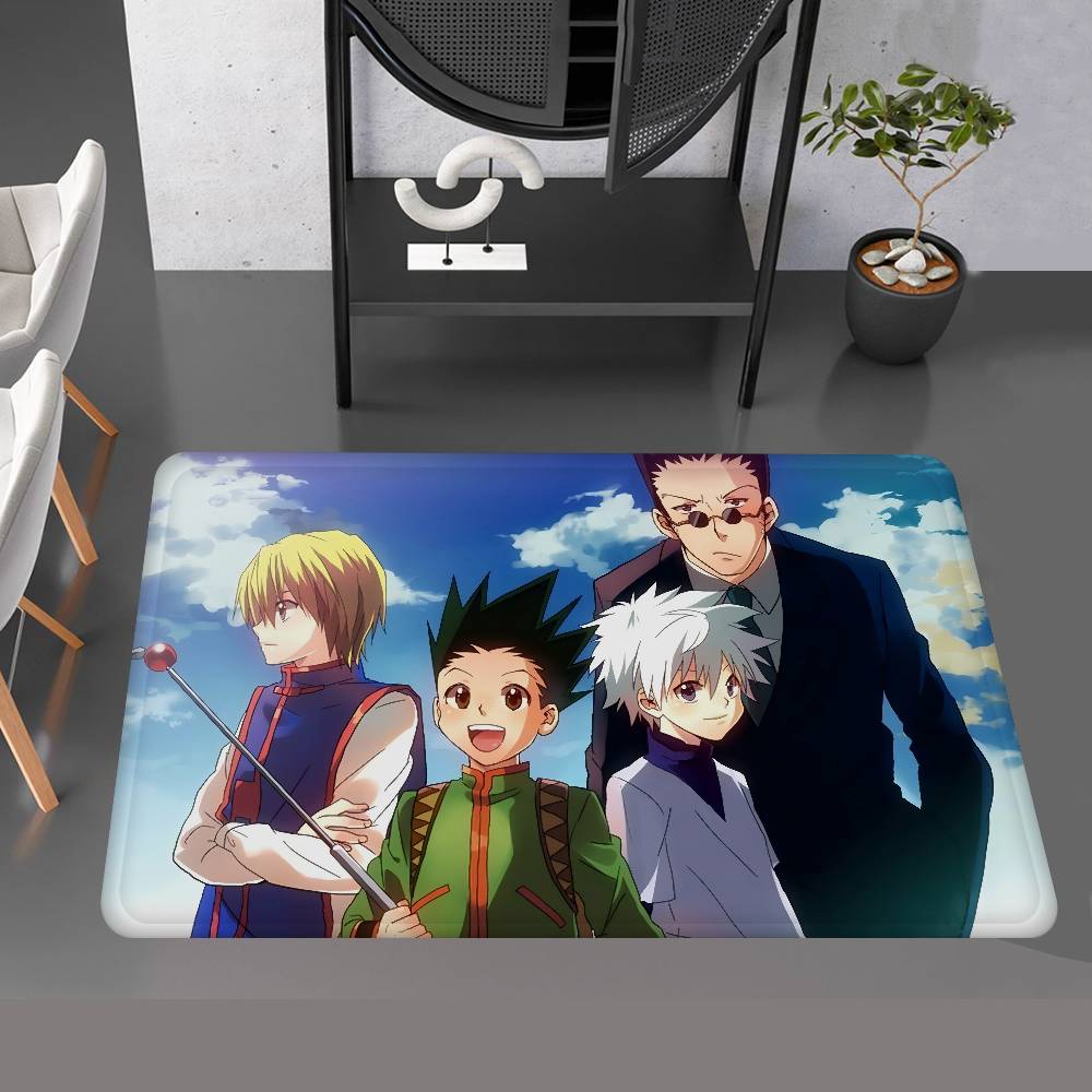 Fantasy Comic Hunter X Hunter Floor Mat Rectangle Anti-slip Home Soft Badmat Front Door Indoor Outdoor Mat Welcome Doormat