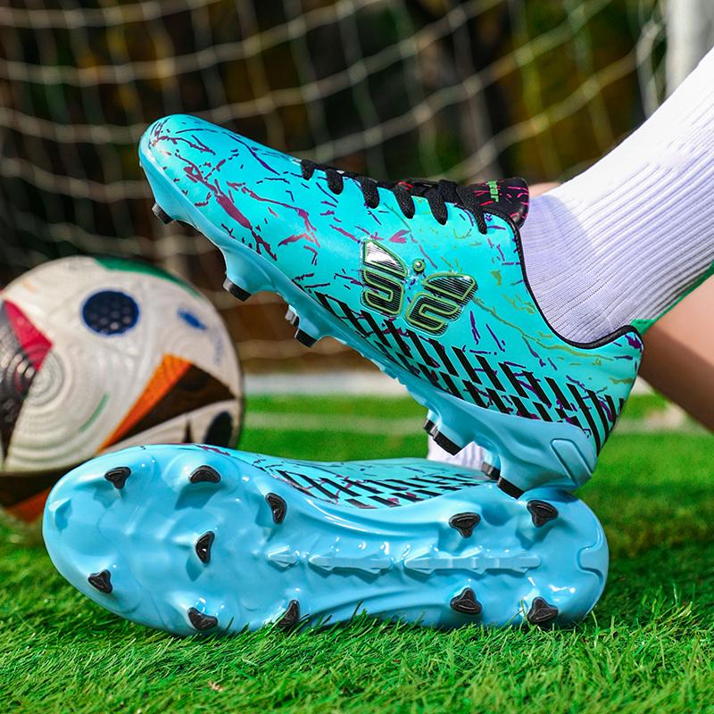 New Men Soccer Shoes Match Football Boots Non-Slip Grass Cleats Futsal Sneakers High-quality Hot-selling Indoor High-top Outdoor