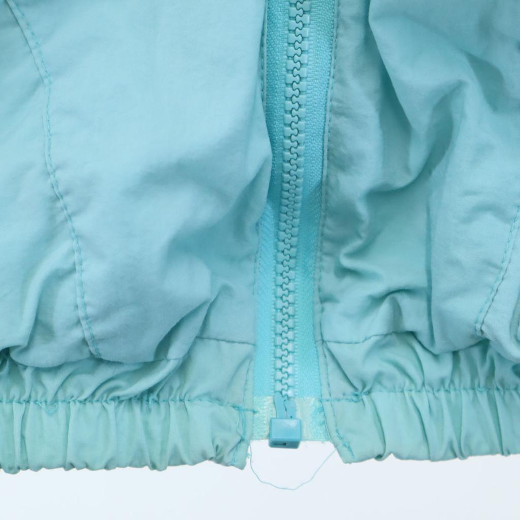 Nike 90s Old Silver Tag Nylon Jacket XL Light Blue Swoosh Women Used