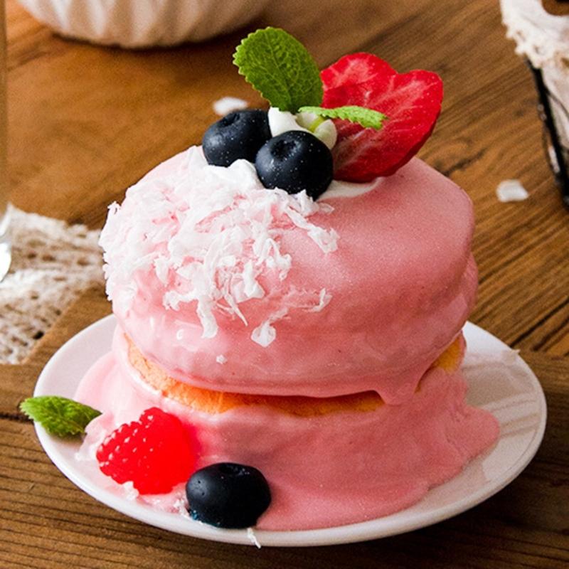 Realistic Dessert Model Faux Cake Decoration for Kitchen Display and Photo Shoot Artificial Food Photography Accessories