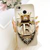 Phone Case For Redmi 4x Cover Luxury A-Z Letters Fashion Crown 2D Painted Silicone Bumper For Xiaomi Redmi 4x Casing