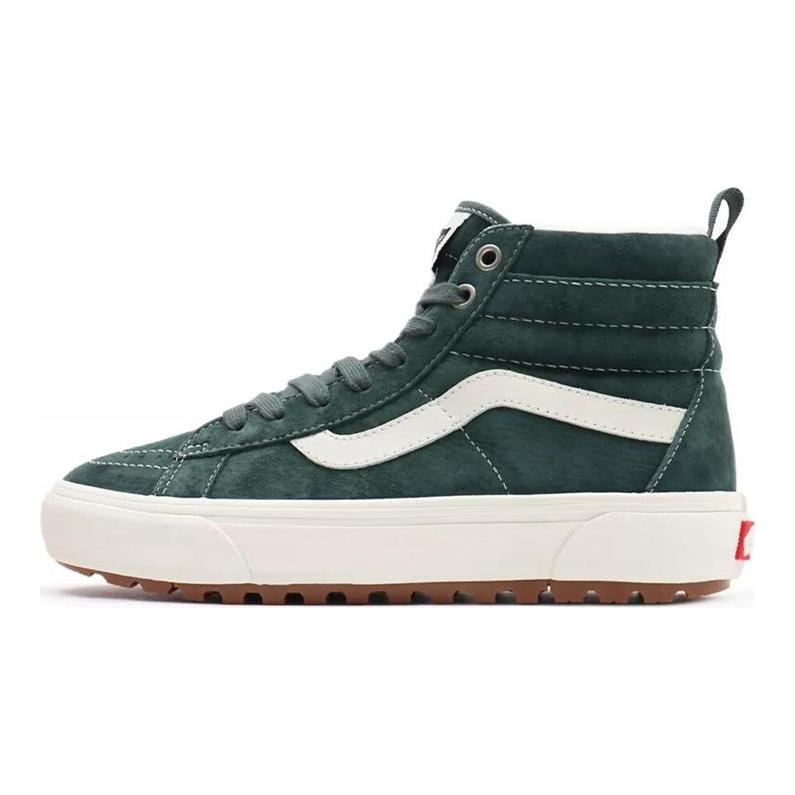 Vans Unisex SK8 HI Mte 1 High Top Sneakers White/Green VN0A5HZYA08
