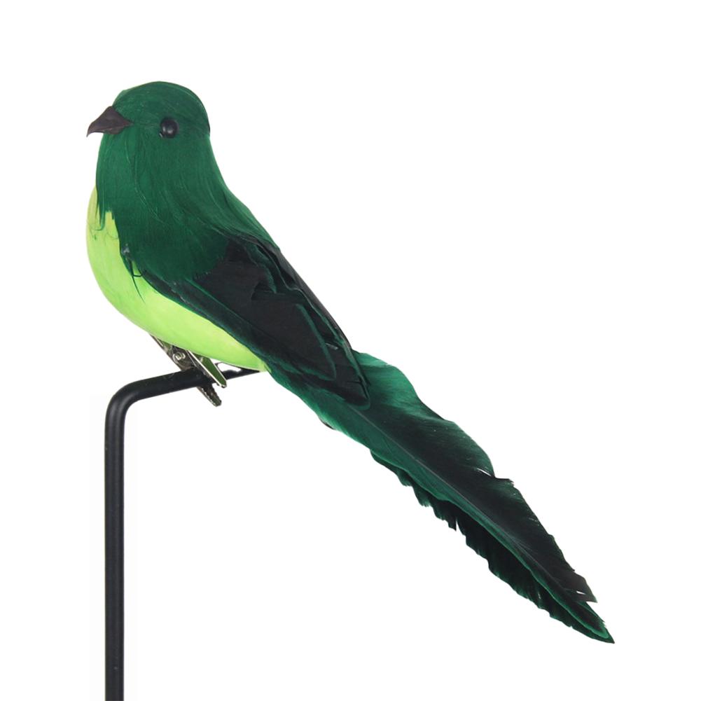 Colorful Artificial Birds Fake Foam Animal Simulation Feather Birds Models Horticultural Tree Branch Decoration Garden Decor