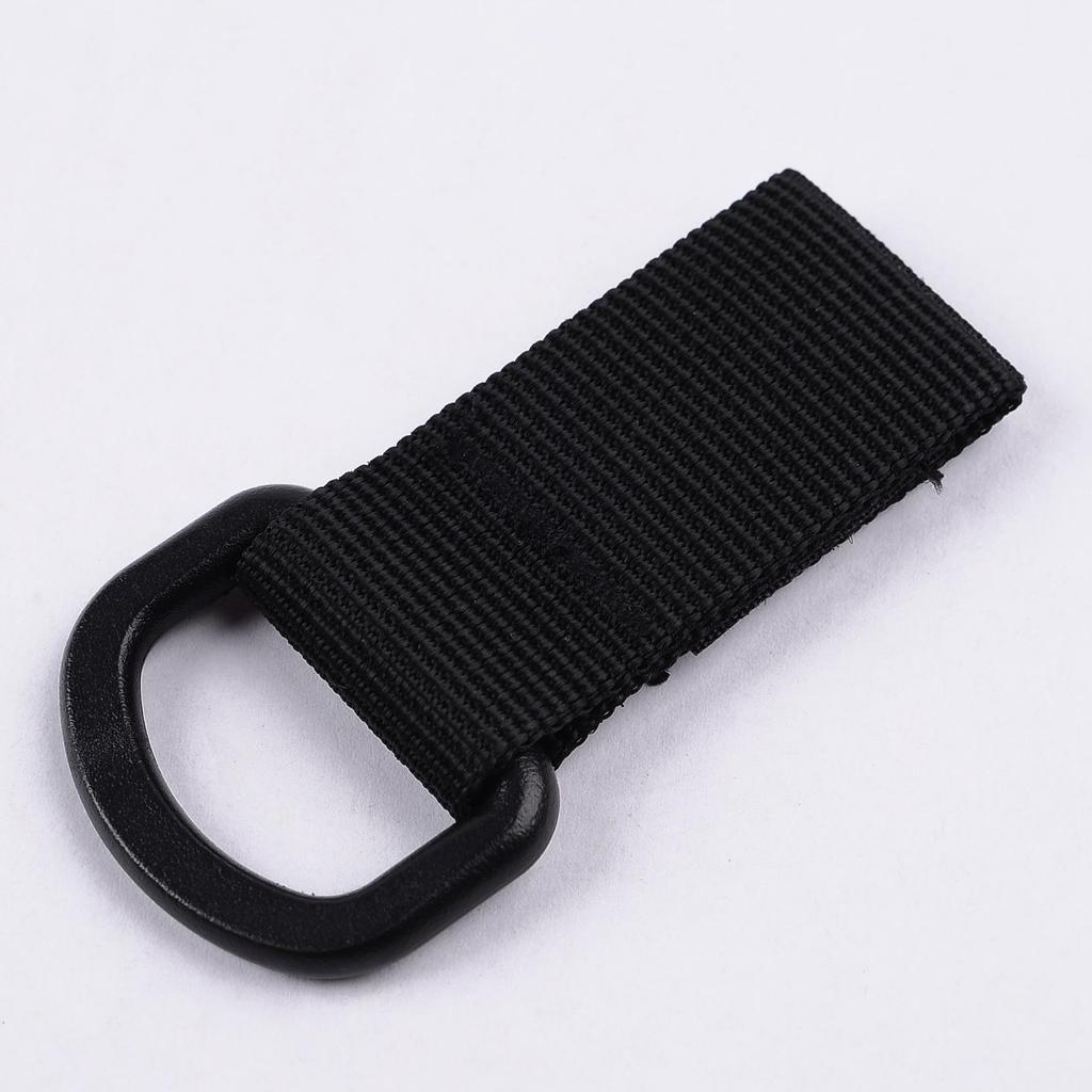 Small Tactical Nylon Buckle Carabiner for Military Enthusiast Bags & Keyrings
