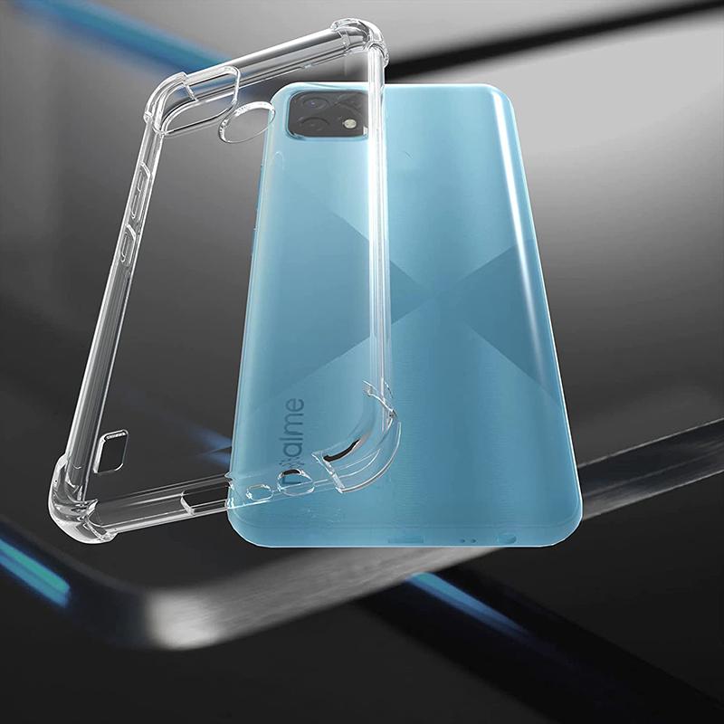 

Противоударный прозрачный мягкий чехол для телефона OPPO Realme C21Y C25Y C11 C15 C21 C31 C35 C3 9 9i 8 8i 7 7i 6 Pro XT A55 A54 A94 A73 A53 A73 A93 4G 5G, чехол из ТПУ OPPO Realme C25S чистый