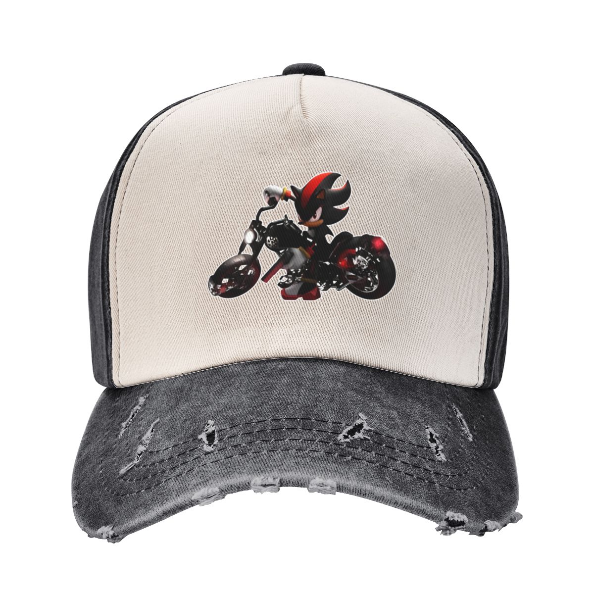 

Shadow The Hedgehog Glance Fan Baseball Caps Outfit Vintage Distressed Washed Dad Hat Unisex Style Summer Adjustable Hats Cap One Size