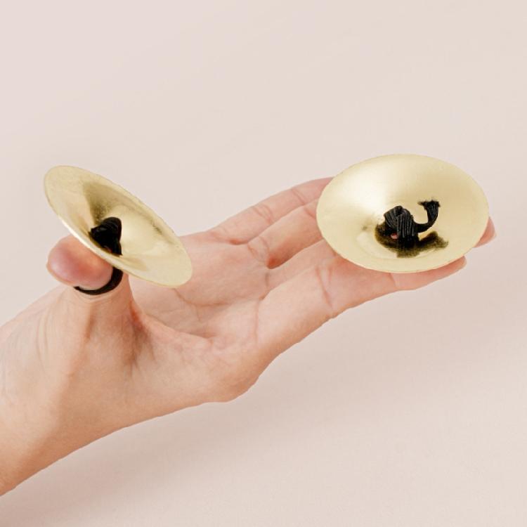 1 Pair Finger Small Cymbals Belly Dancing Cymbals Finger Cymbals Dancing Props