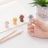 4Pcs/set  Cute Dog Pencil Cartoon Teddy Rubber Eraser Kids School Office Stationery Supplies