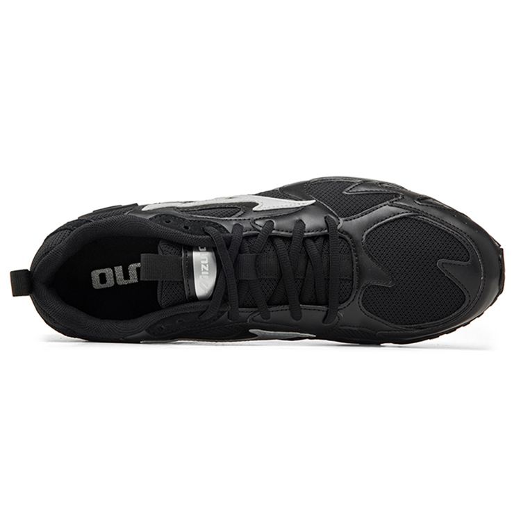 Mizuno Breathable Shock Absorbing Running Shoes Unisex Sneakers Black D1GH212903
