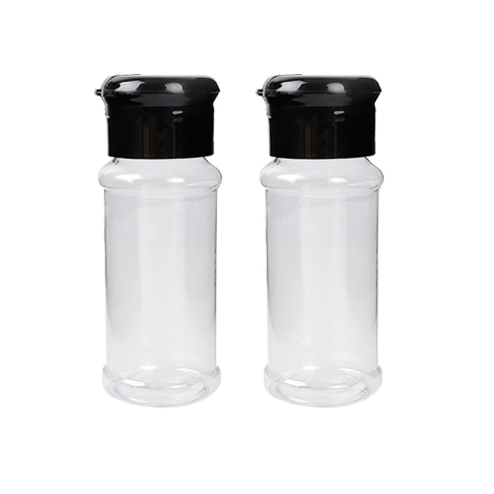 100ML Clear Seasoning Jars Salt Pepper Shaker Bottles Spices Storage Jar Condiment Boxes Kitchen Seasoning Dispenser Container