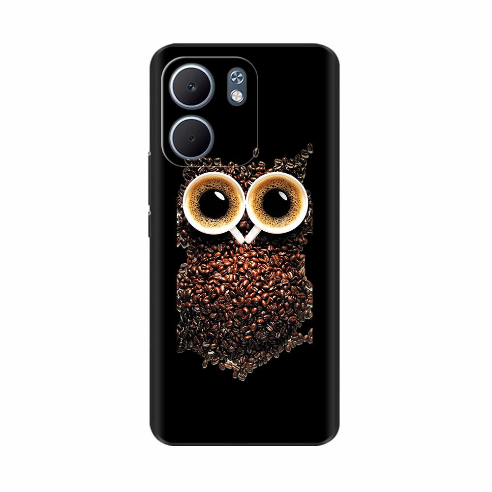 For Oppo A5x Case Soft Silicone Phone Cases Black TPU Back Cover For Oppo A5X A5 x 4G 5G Case Cute Printed Bags Fundas Coque