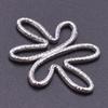 6pcs High Quality Geometry Heart Triangle Round Pendants Jewelry Making Supplies Evil Eye Flower Stainless Steel Charm Earrings
