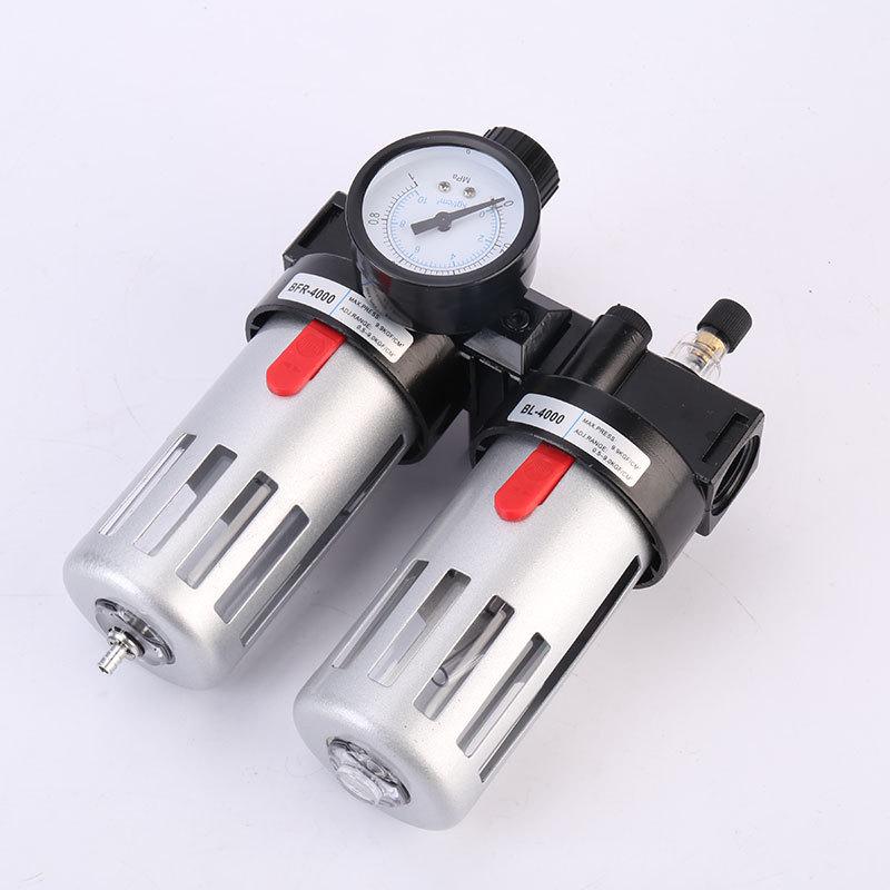 Airtac Air Source Processor Set: AFC2000 Oil-Water Separator, Air Filter, Pressure Regulator