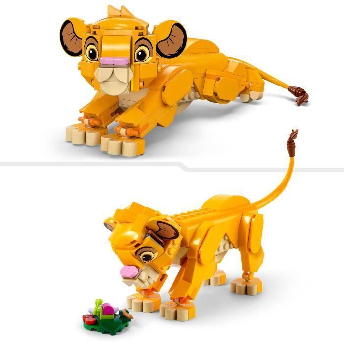 LEGO® Disney 43243 Simba, le bébé du Roi lion, jouet de construction, idée cadeau